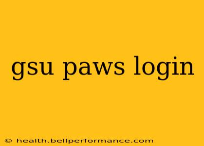 gsu paws login
