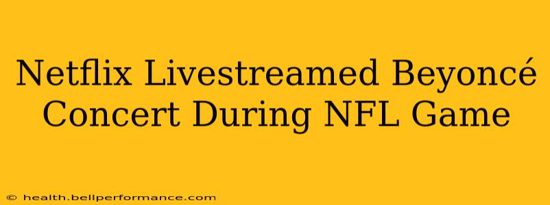 Netflix Livestreamed Beyoncé Concert During NFL Game